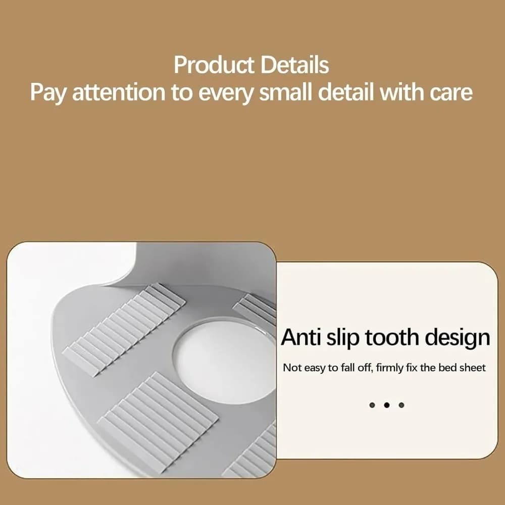 4 Pcs Bed Sheet Grippers Heavy Duty Corner Clips Fasteners Tightener — image 2