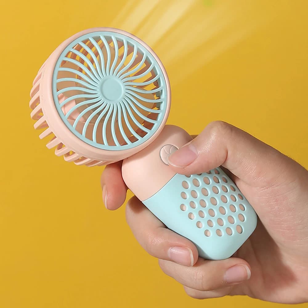 Portable Mini Handheld Fan USB Rechargeable Pocket Size Cooling Fan — image 5
