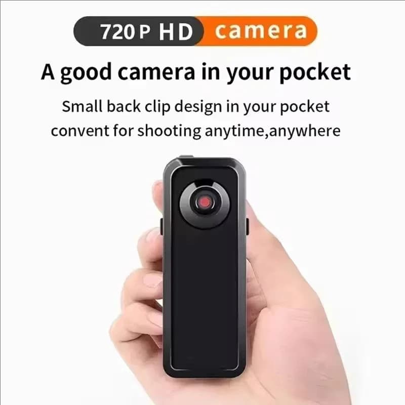 Portable Mini HD DV Body Camera Camcorder Video Recorder Security DVR with Mount — image 2