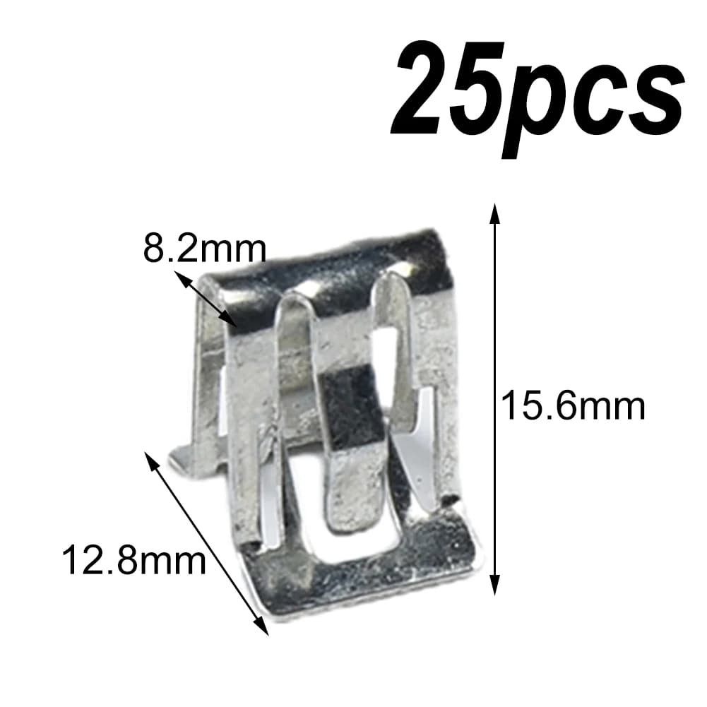 Metal Retainer Clip Universal Car Front Console Dash Dashboard Trim New 25Pcs UK — image 6