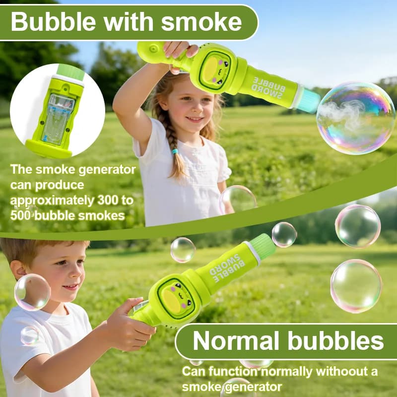 Bubble Machine Fog Magic Wand Cute Animal Smoke Colourful Light Toy — image 5