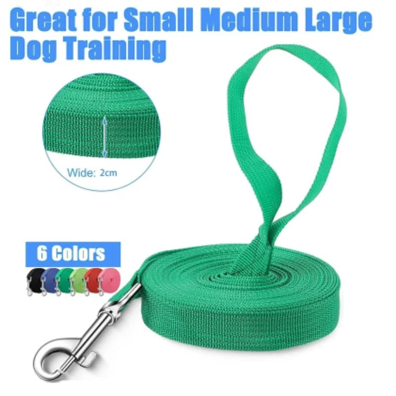 Dog Training Leash 1.2M-30M Nylon Long Lead Traction Rope Walking UK — image 5
