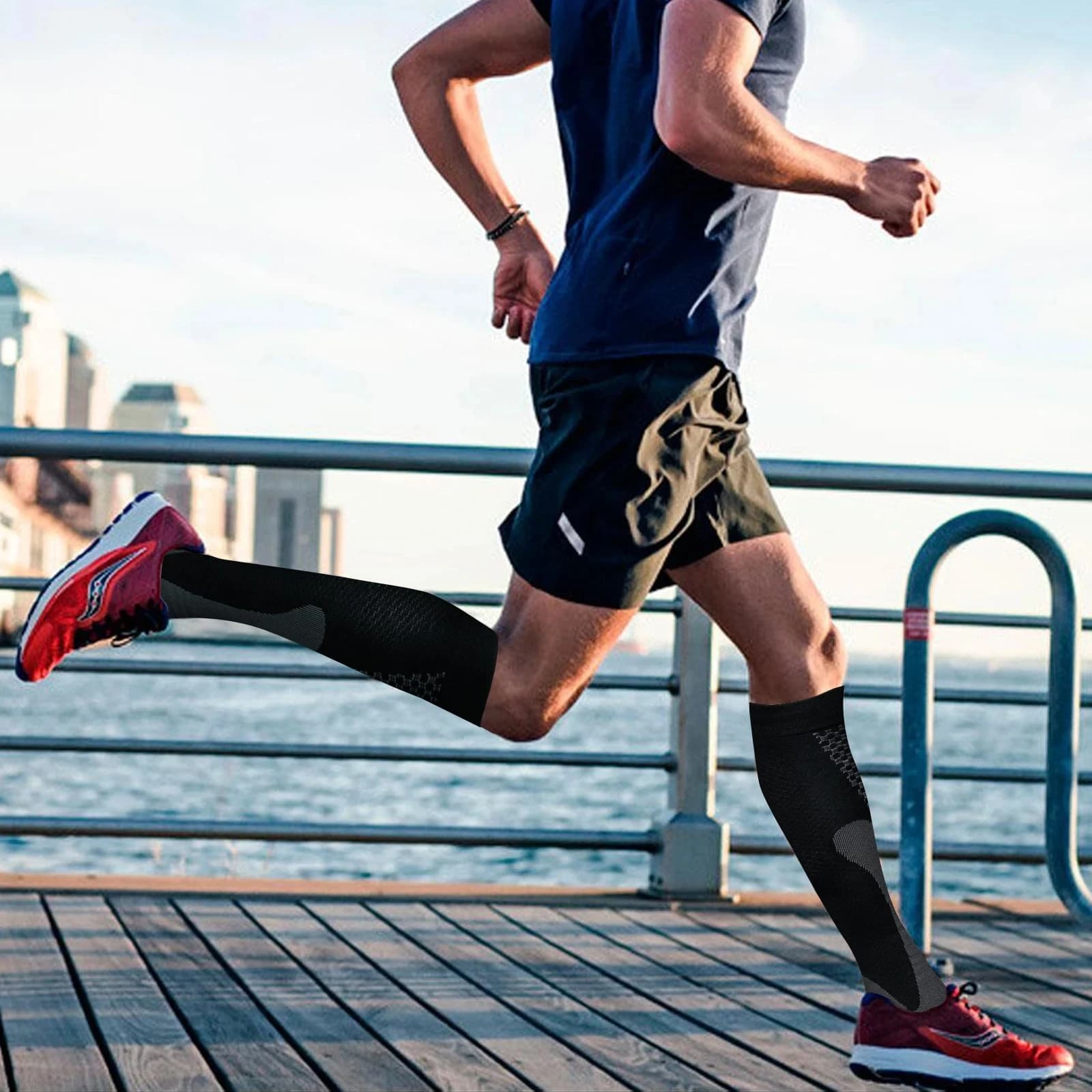 Compression Socks 20-30mmHg Sports Running Football Hiking UK — image 3