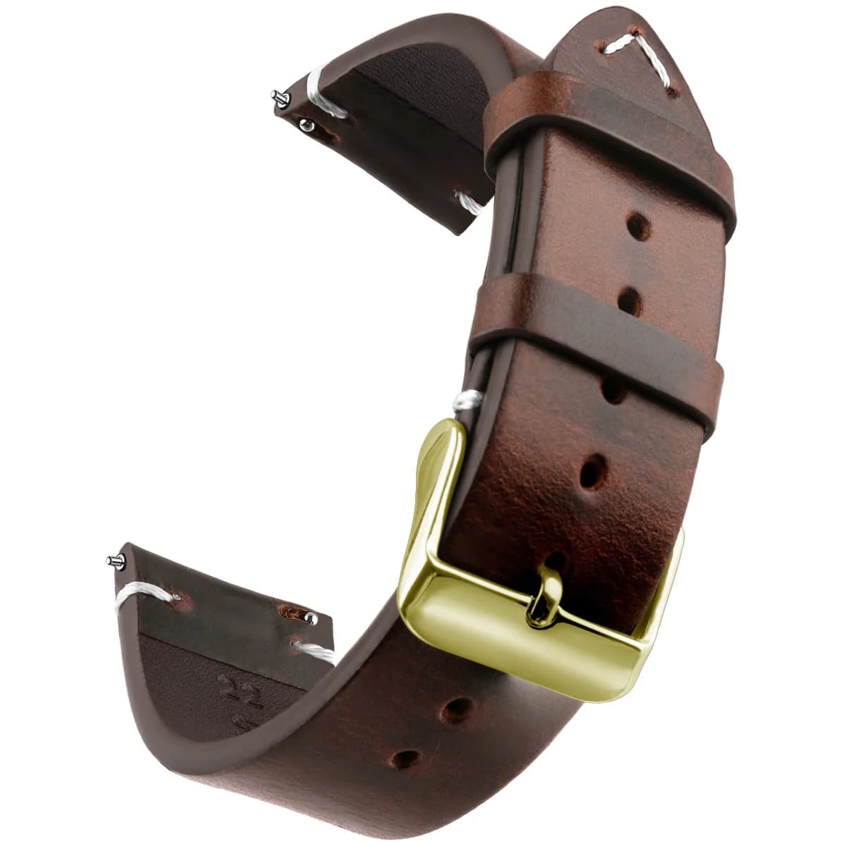 Genuine Leather Watch Band Quick Release 18-24mm Strap 18mm 19mm 20mm UK — image 21