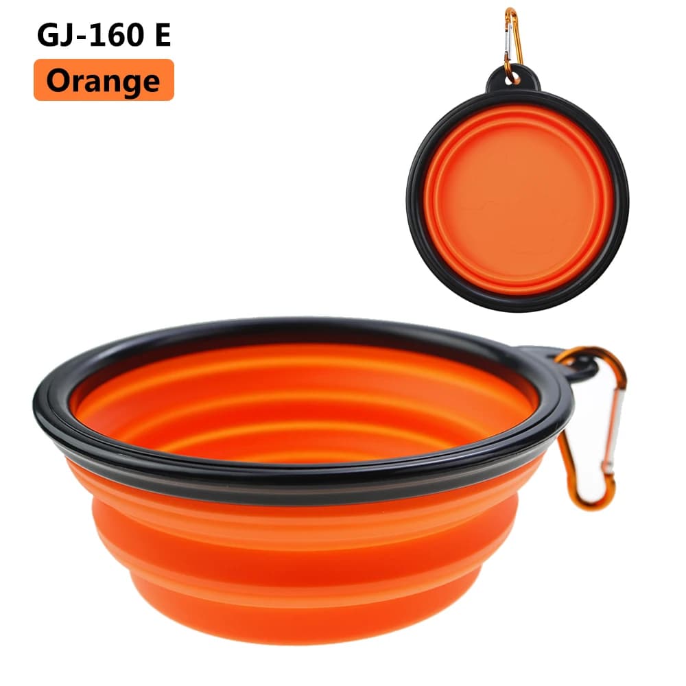 Collapsible Silicone Pet Dog Bowl Portable Travel Water Food Feeder for Camping — image 12
