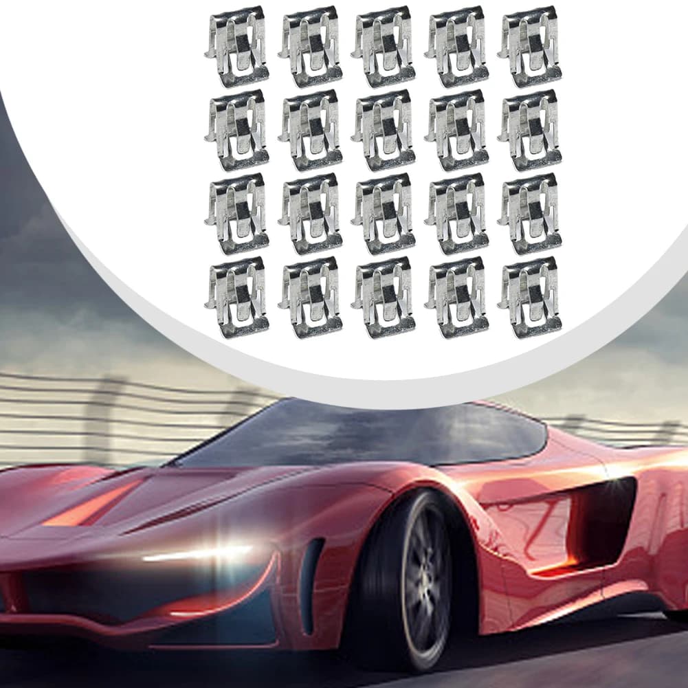 Metal Retainer Clip Universal Car Front Console Dash Dashboard Trim New 25Pcs UK — image 3