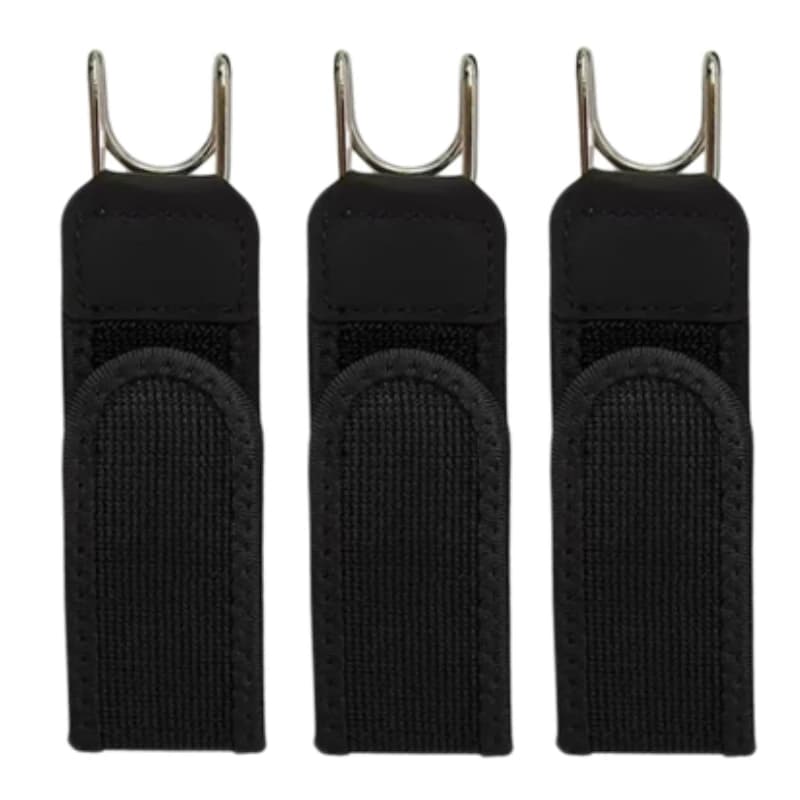 Elastic Belt No Buckle Adjustable Invisible Waistband with Metal Hook and Velcro — image 13