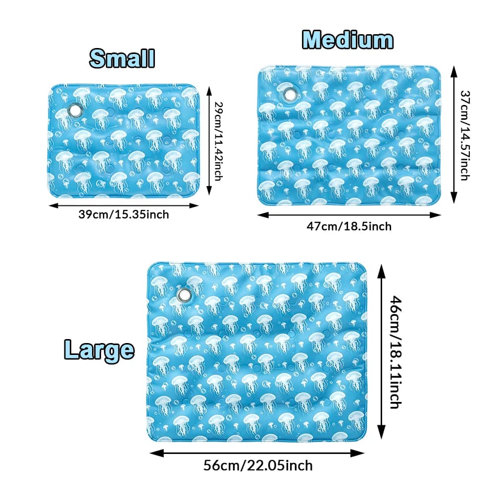 Pet Cooling Mat for Dogs Cats Multiple Sizes Waterproof Bite Resistant — image 6