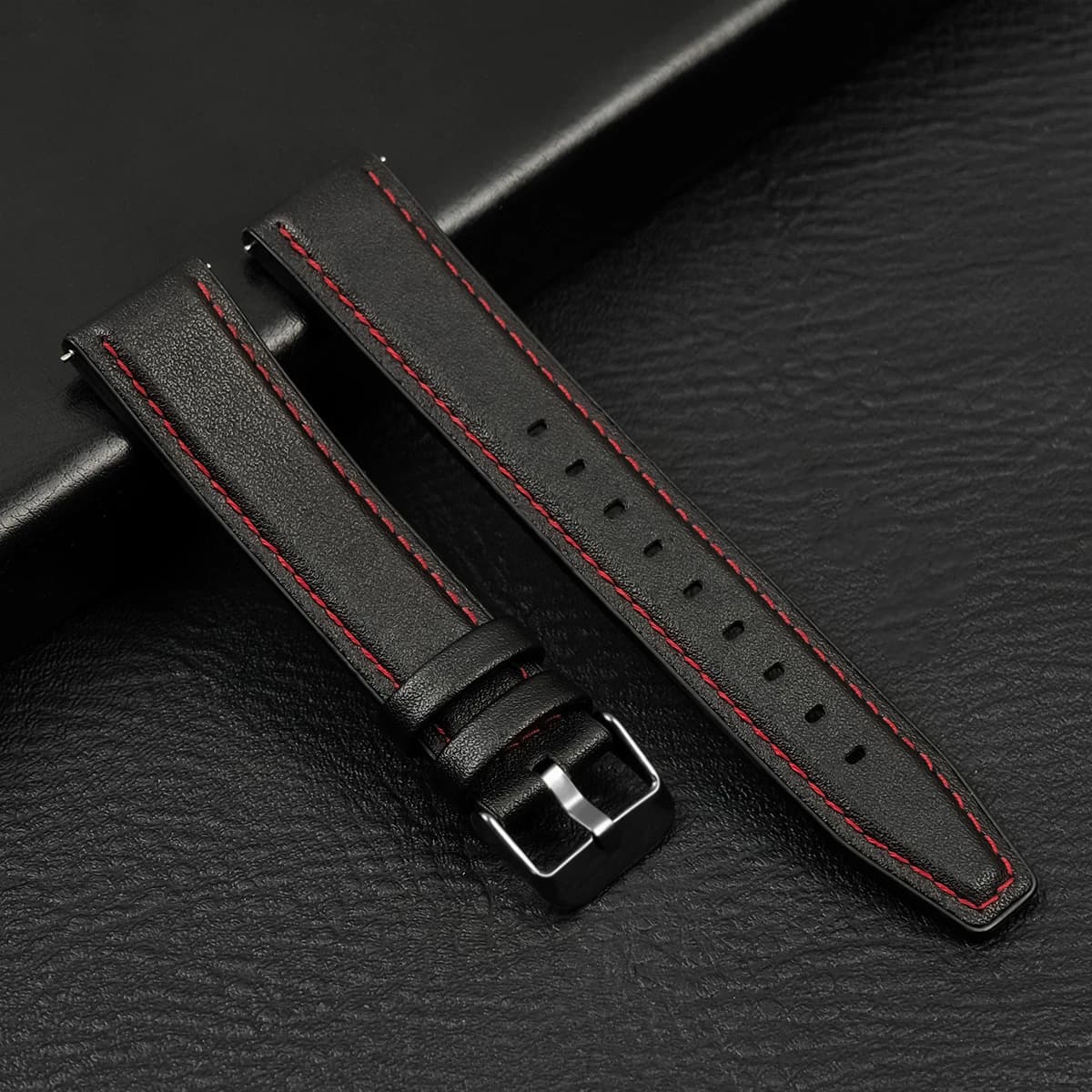 Leather Watch Strap 20mm 22mm Smartwatch Band Vintage 44mm — image 24