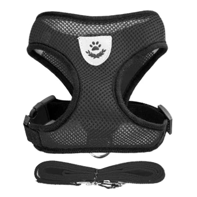 Adjustable Cat Harness and Lead Set Soft Vest No-Pull Pet Walking Training — image 7