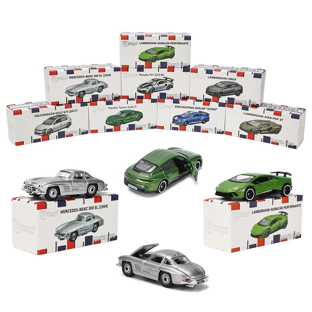 1:64 Die-Cast Car Model Collection Toy Bburago Golf 2017 2020 Gift for Boys Kids — image 2
