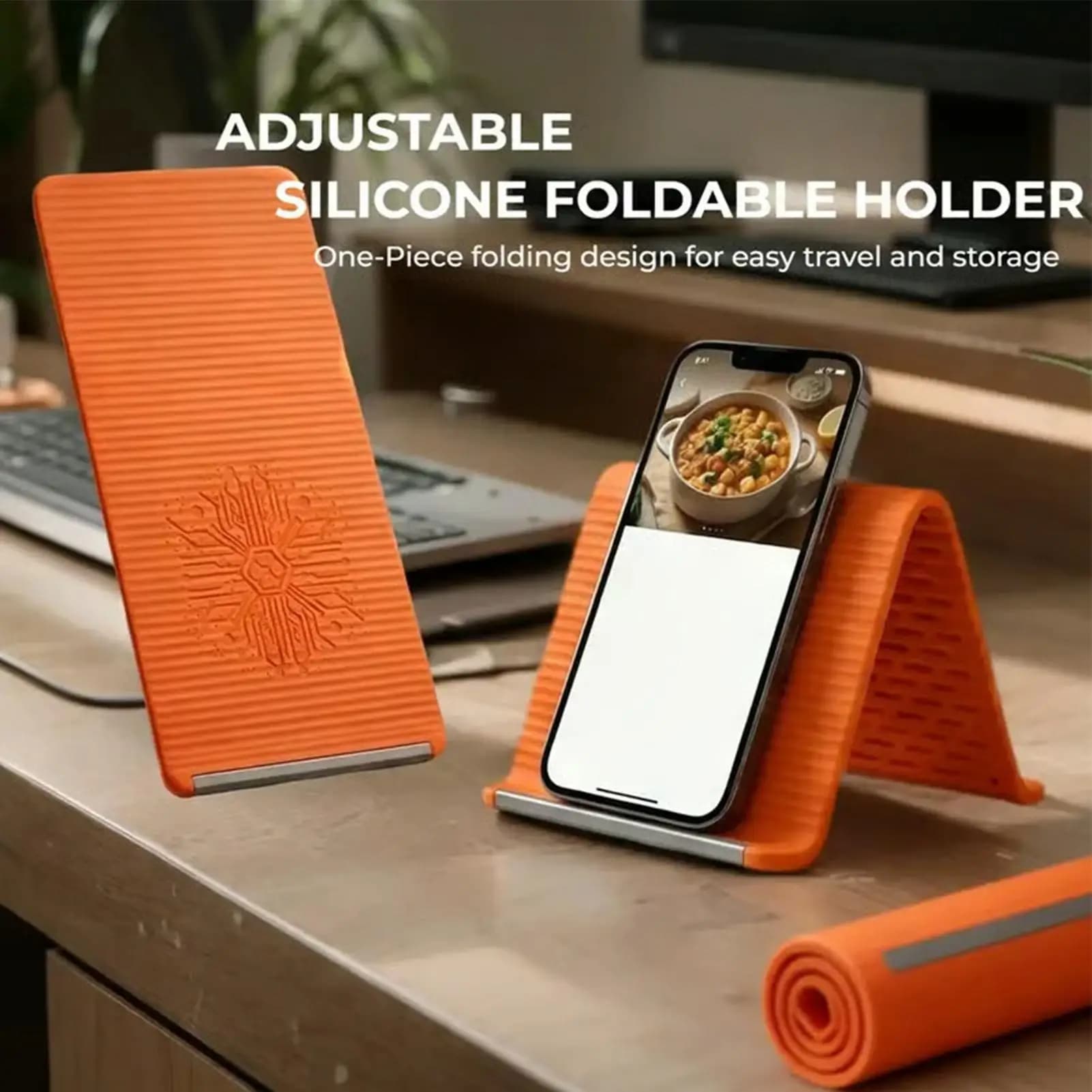 Phone Holder Foldable Multi-Angle Non-Slip Desk Mount Stand New mobile Base cell — image 4
