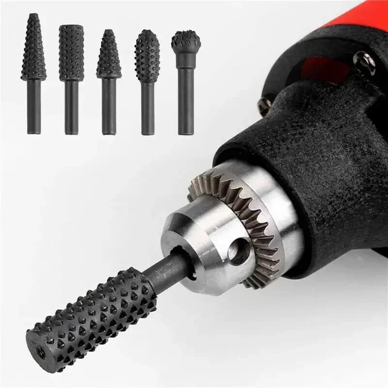 Drill Bit Set 1/4'' 5PCS Wood Carving Cutting Tools Woodworking New for Knife UK — image 3