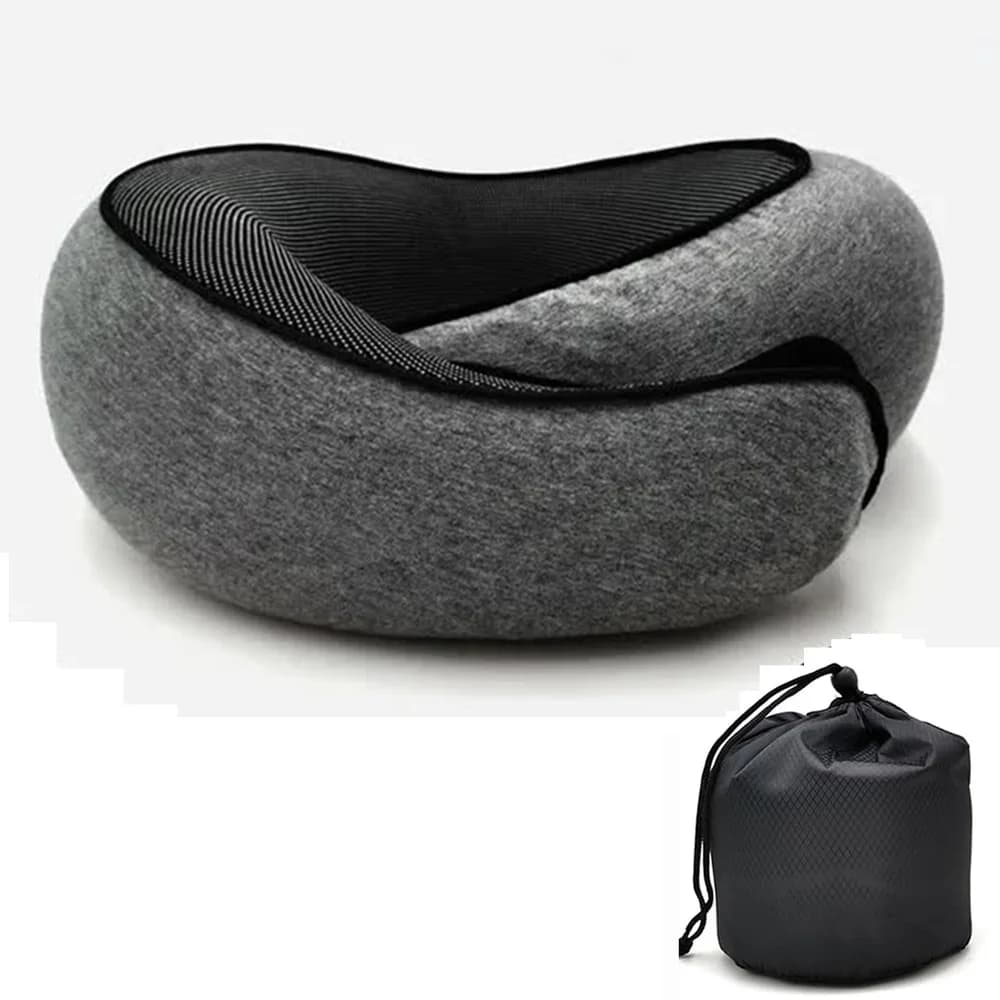 Travel Neck Pillow Memory Foam U-shaped Support Portable New Snail Style Soft UK — image 9