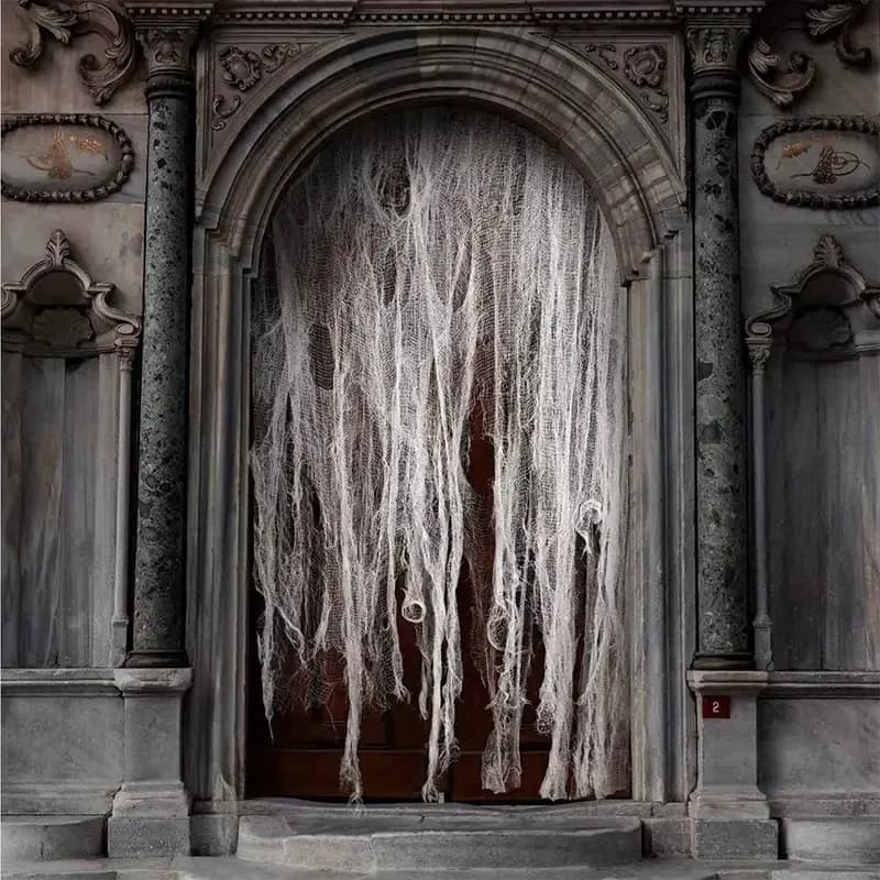 Horror Red Bloody Cloth 30x72 Inch Halloween Decorative Door Curtain — image 9