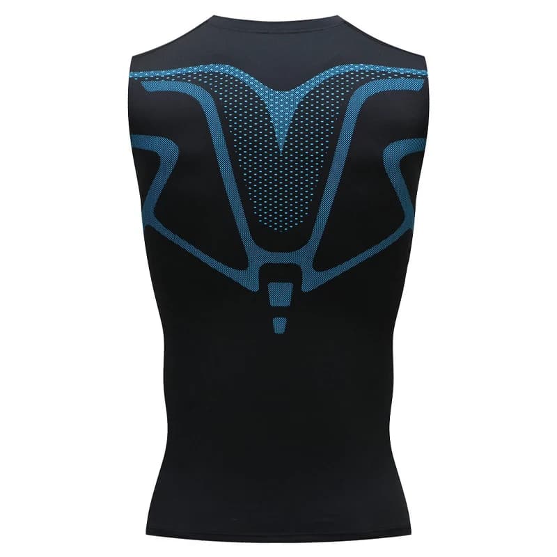 Men's Quick Drying Sports Vest Tight Fitting Breathable Running Gym New Shoulder — image 4