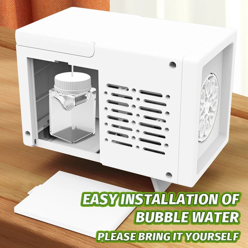 10 Hole Automatic Electric Bubble Machine Handheld Bubble Blower Toy Outdoor Birthday — image 5