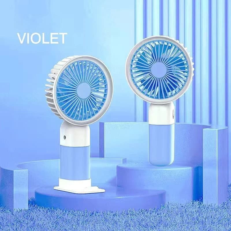3-in-1 Portable Mini Handheld Fan USB Rechargeable Clip-On Desk Fan Quiet — image 9