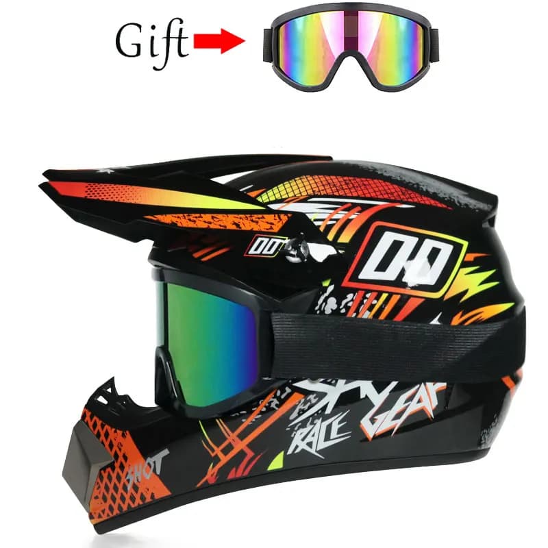 Kids Motocross Helmet Off-Road Downhill DH AM Cross Bike Helmet for Children — image 20