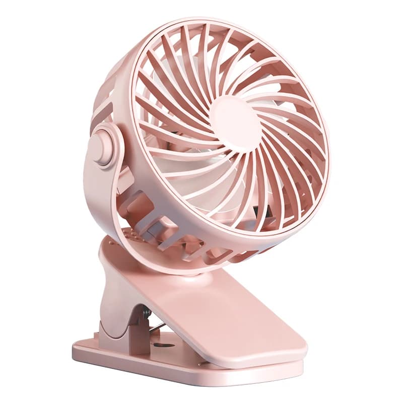 Portable Rechargeable Clip-On Fan 720° Rotating with Night Light — image 7
