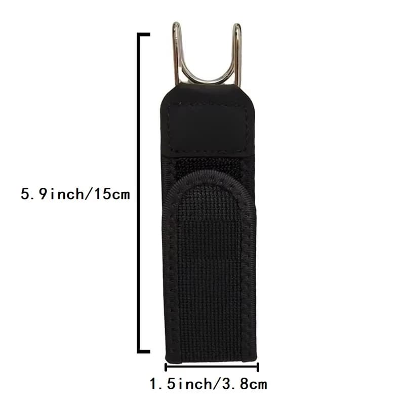 Elastic Belt No Buckle Adjustable Invisible Waistband with Metal Hook and Velcro — image 6