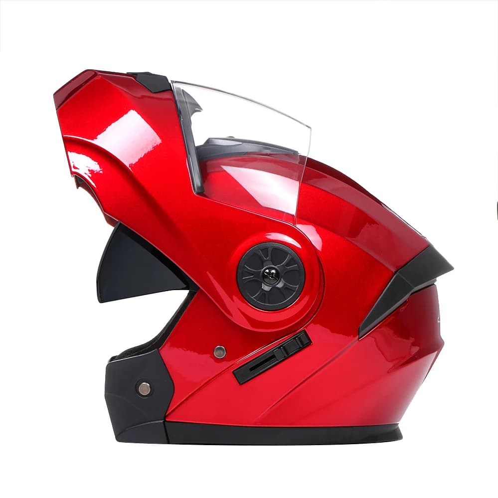 Flip Up Modular Full Face Motorcycle Helmet with Removable Liner — image 19