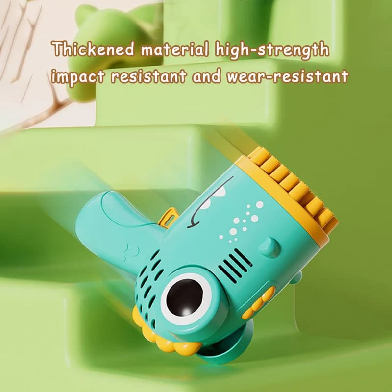 Dinosaur Bubble Machine Gun 40 Hole Electric Handheld Toy Outdoor Wedding — image 5