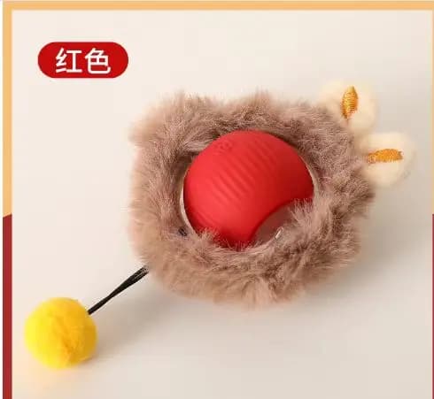 Cat Interactive Ball Toy Automatic Rolling Smart Pet Toy New with Tail Mouse for — image 8