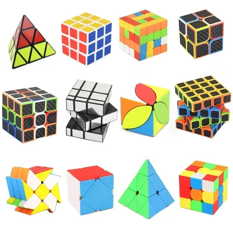 Speed Cube Puzzle 3x3 2x2 4x4 Magic Cube Professional Mirror Cube Toy Gift — image 2
