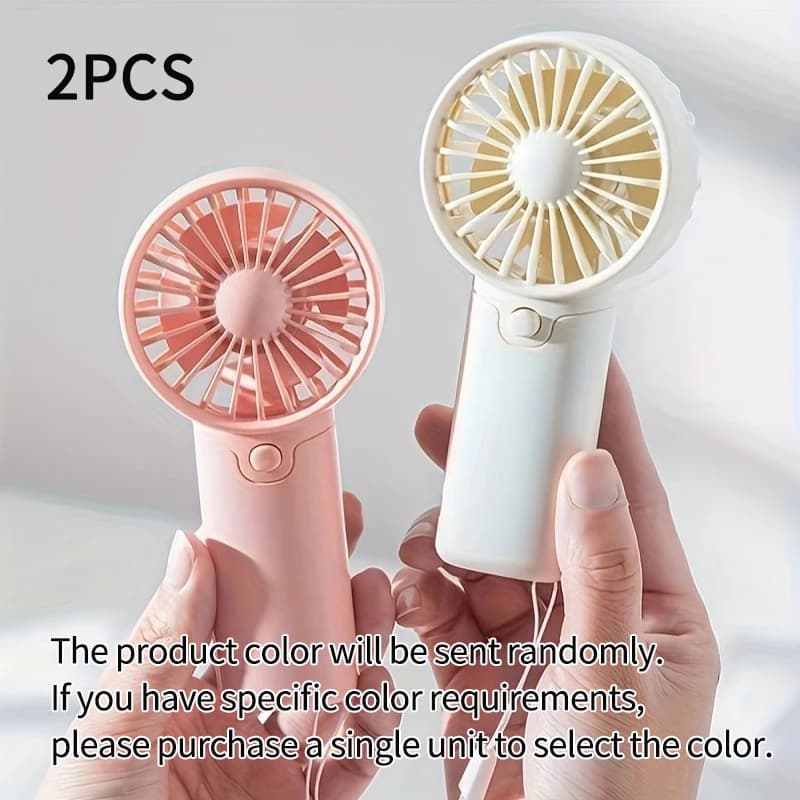 Portable Mini Handheld Fan Lightweight Low Noise Electric Fan Compact Size — image 11