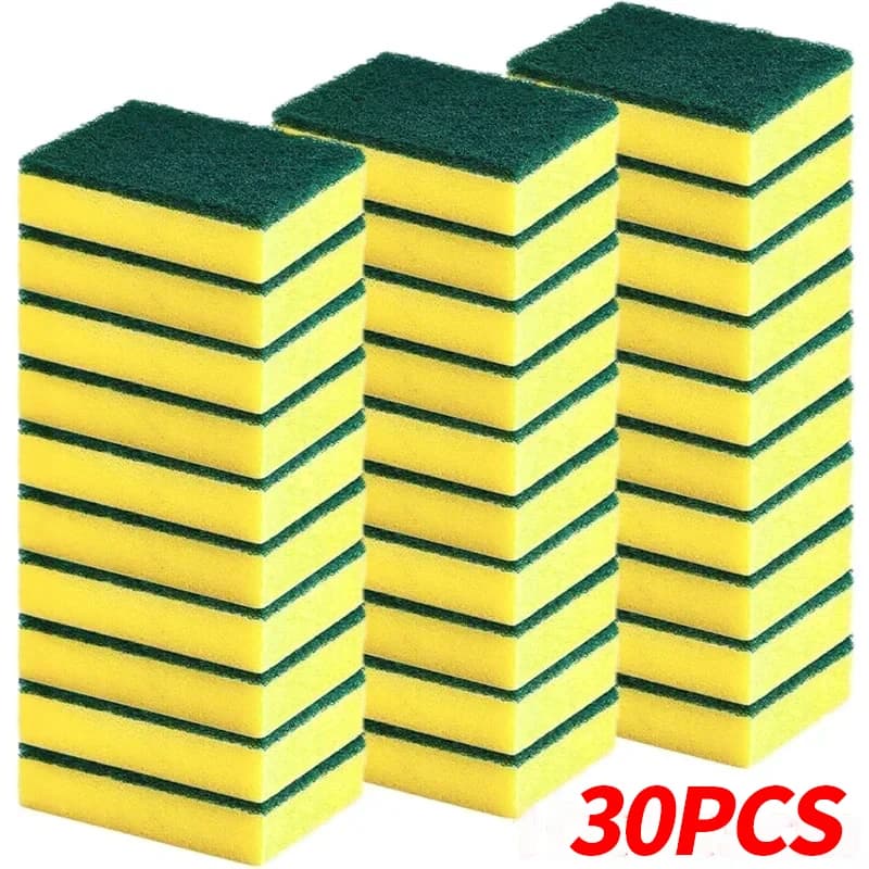 Magic Cleaning Sponge Double Sided Pot Rust Brush Kitchen Cleaning Tool — image 8