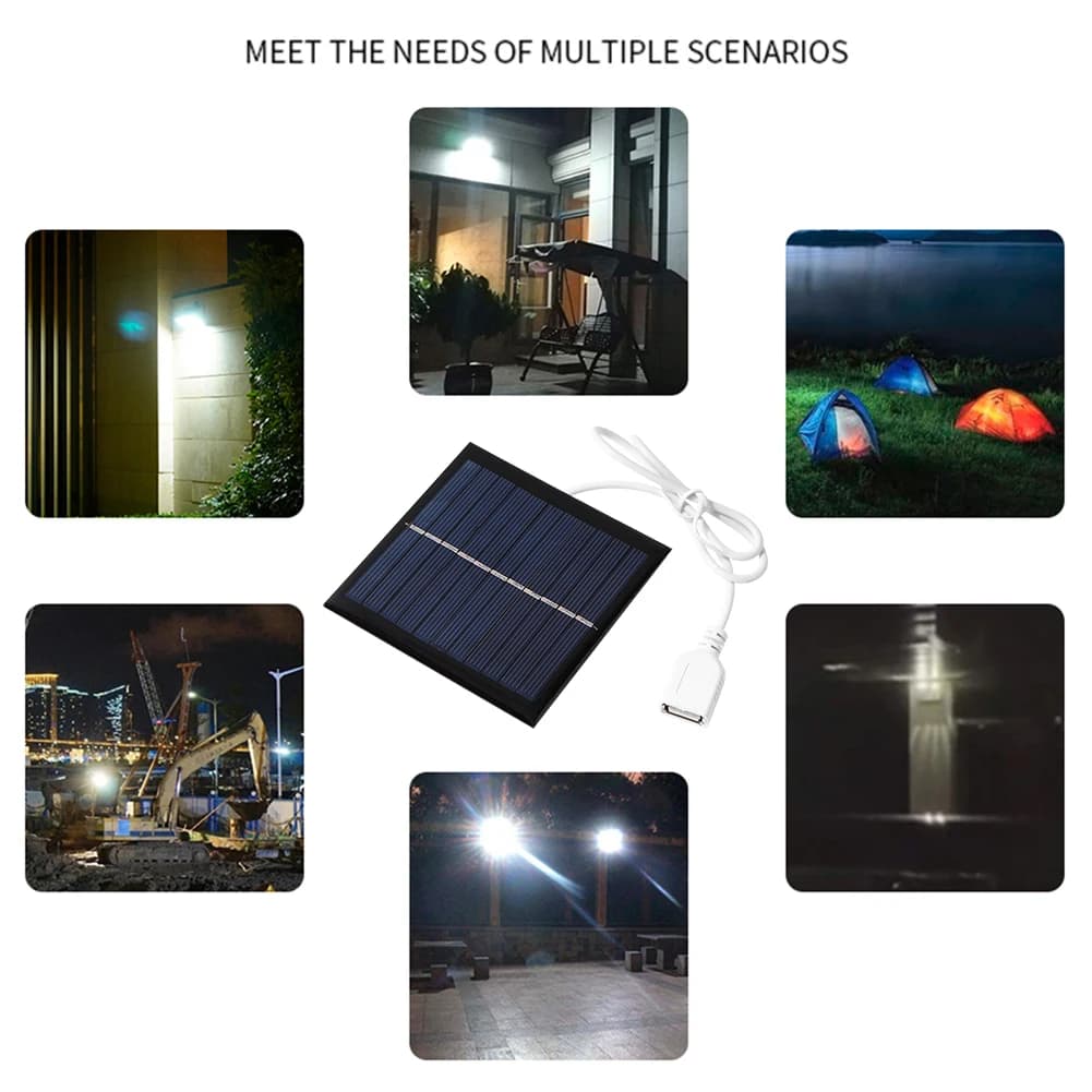 Solar Panel 5.5V 1W 180mA USB Mini DIY Solar System Battery Charger New 10PCS UK — image 4