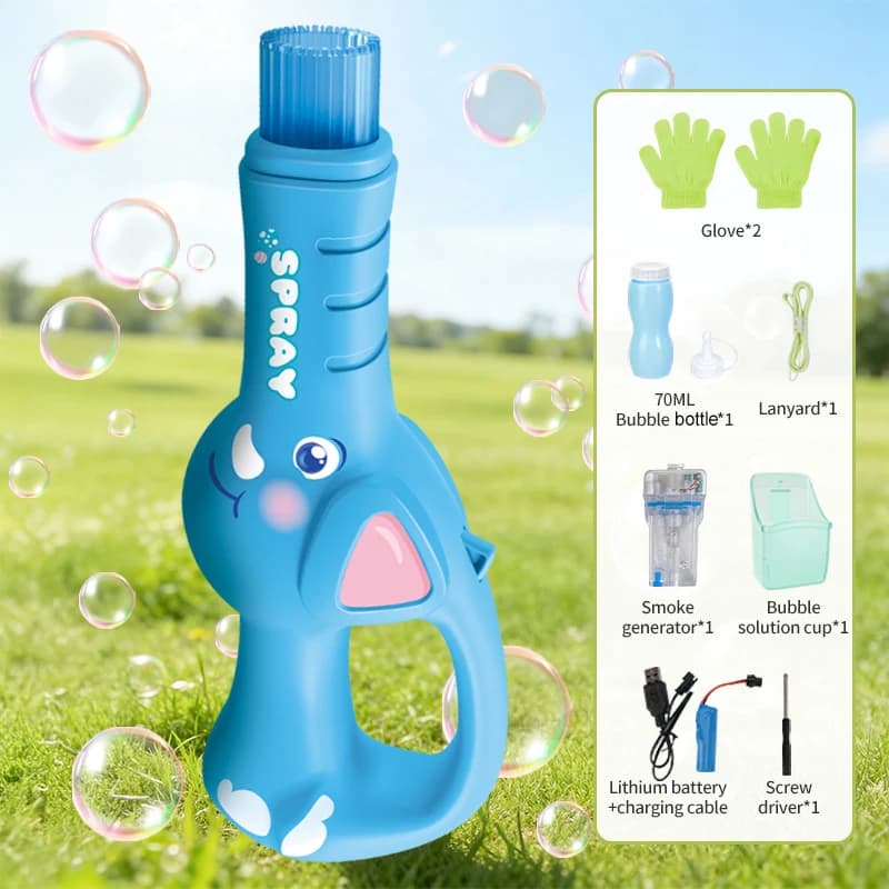 Bubble Machine Fog Magic Wand Cute Animal Smoke Colourful Light Toy — image 7