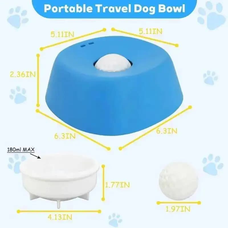 Non Slip Raised Dog Bowl Anti Spill Pet Feeding Food Water Bowl for Puppy — image 6