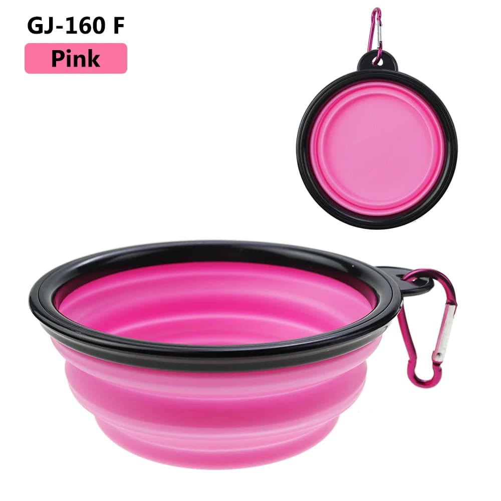 Collapsible Silicone Pet Dog Bowl Portable Travel Water Food Feeder for Camping — image 10