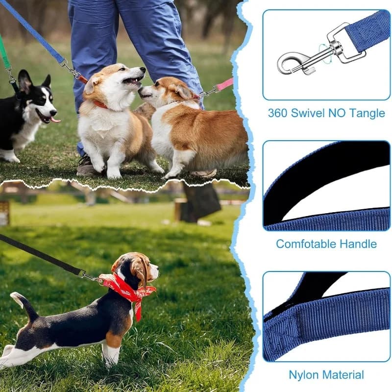 Dog Training Leash 1.2M-30M Nylon Long Lead Traction Rope Walking UK — image 6