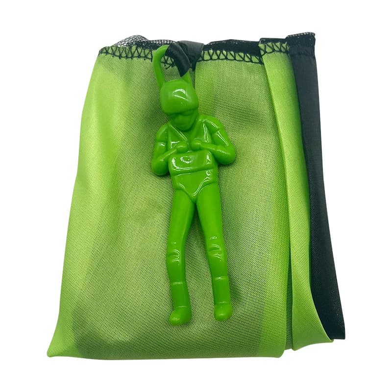 Hand Throwing Parachute Toy with Mini Soldier Outdoor Game Funny Kids — image 9