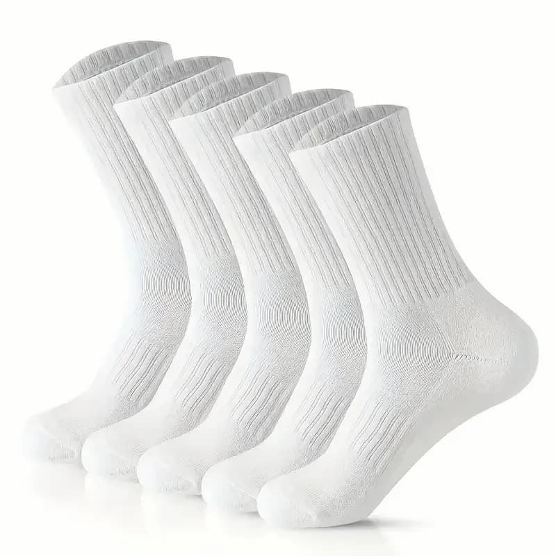 Sports Socks 5 10 20 Pairs Breathable Sweat Absorbing Round Neck New Neutral All — image 2