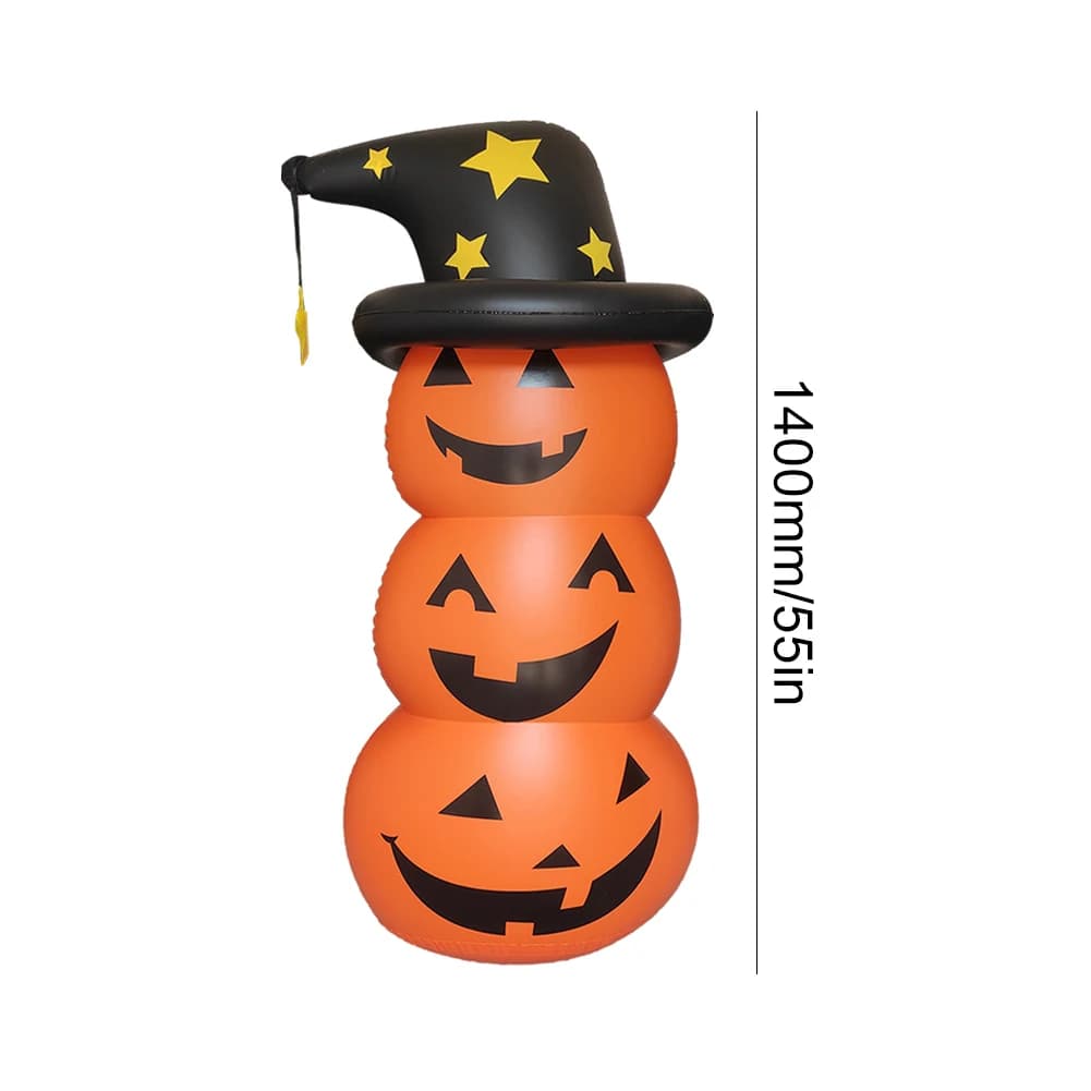 Halloween Ghost Inflatable Windproof Pumpkins Horror Festival Garden Decoration — image 5