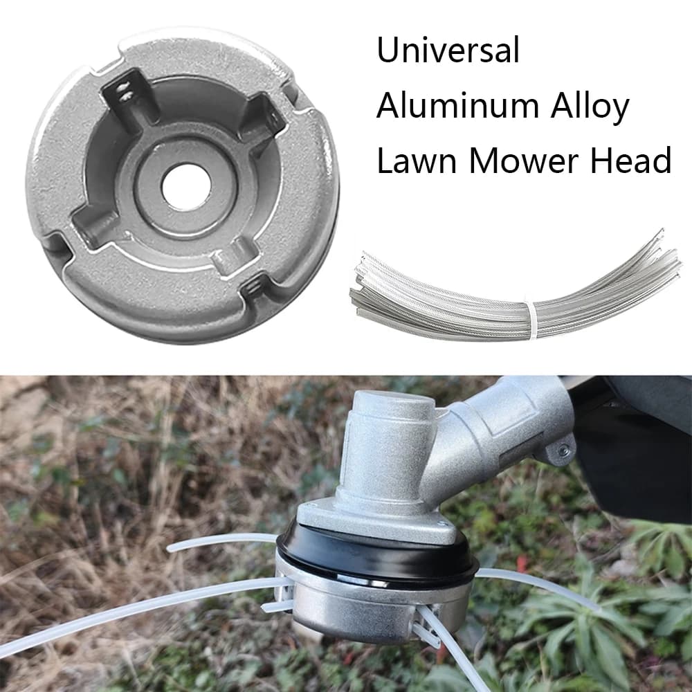 Lawn Mower Head Aluminum Alloy Nylon Steel Weed Trimmer New Universal and for UK — image 3