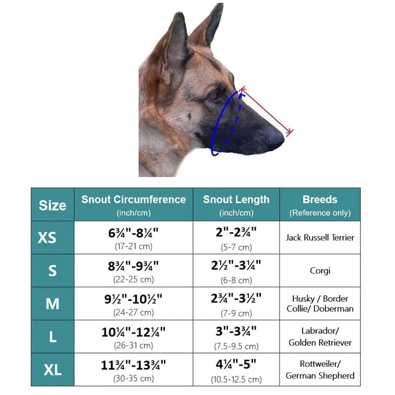 Dog Muzzle Adjustable Breathable Mesh Anti Bark Bite Pet Mouth Cover — image 6