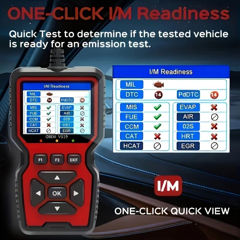 OBD2 Scanner USB Diagnostic Tool Engine Fault Code Reader V519 Professional — image 5