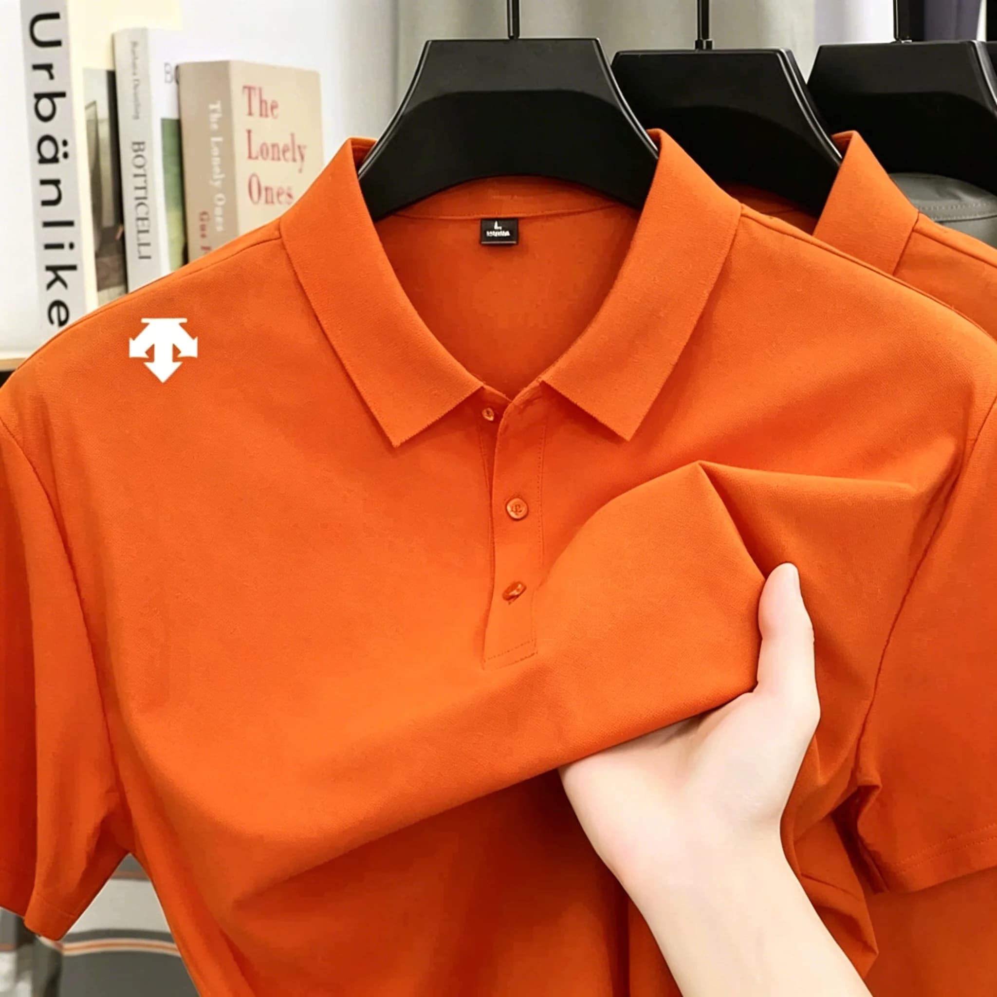 Men's Embroidery Polo Shirt Fashion Sports Top Summer Breathable Comfortable — image 12