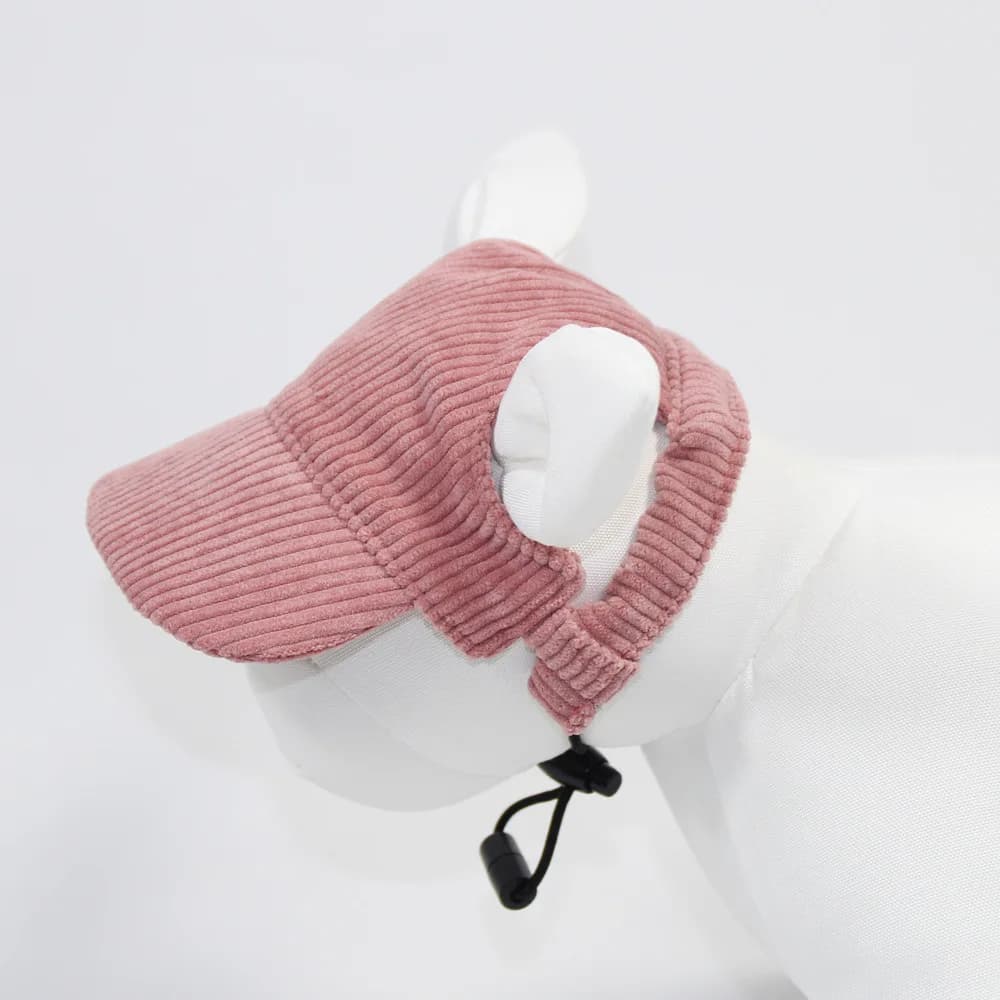 Dog Baseball Cap Corduroy Adjustable Pet Sun Hat Fashion Durable — image 9