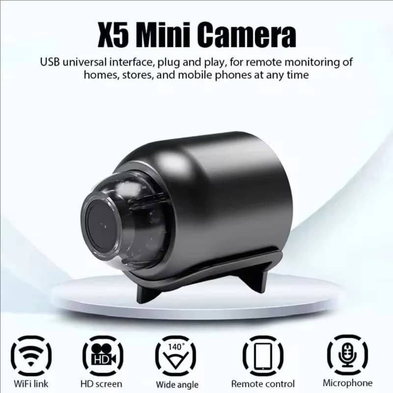 WiFi Camera Remote Monitoring Wireless Security Night Vision Network New Small U — image 3
