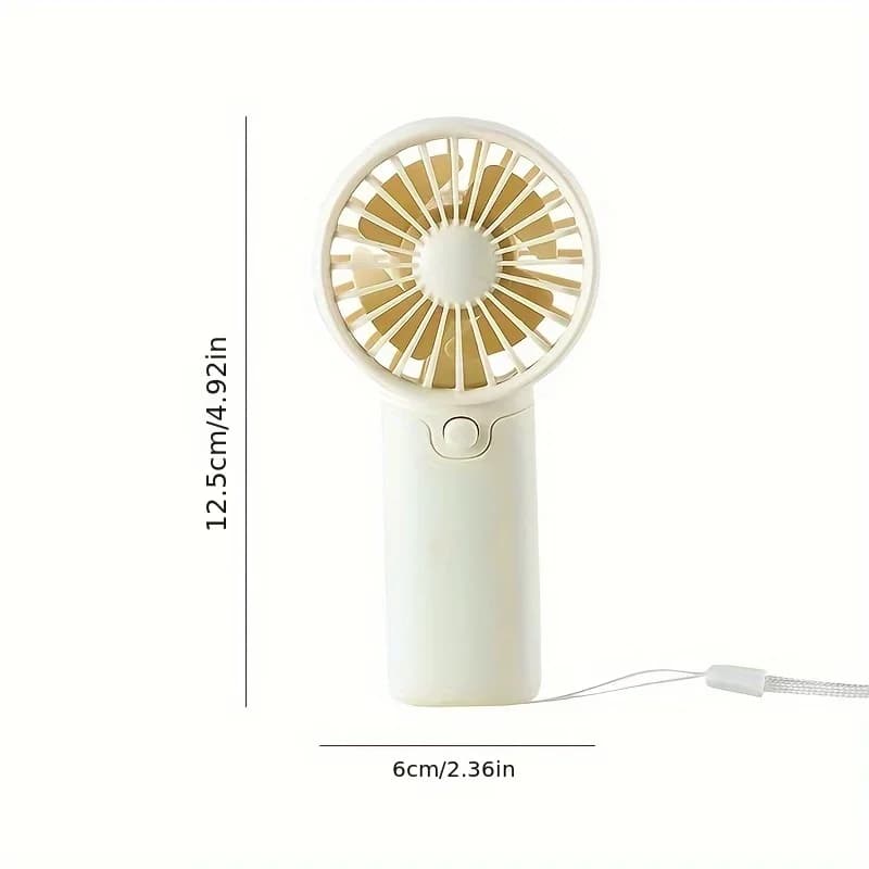 Portable Mini Handheld Fan Lightweight Low Noise Electric Fan Compact Size — image 8