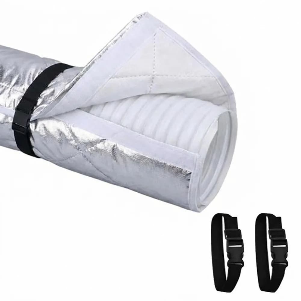 Air Conditioner Hose Cover Waterproof Insulation Heat Protection Adjustable — image 7