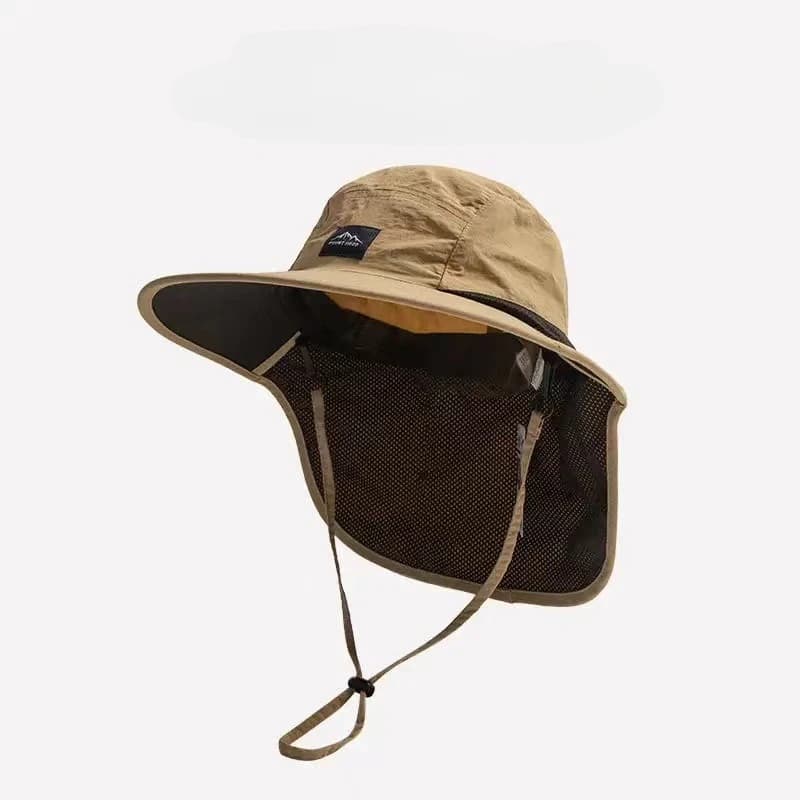Summer Waterproof Quick-drying Panama Bucket Hat Wide Brim Sun Hat New Unisex UK — image 11