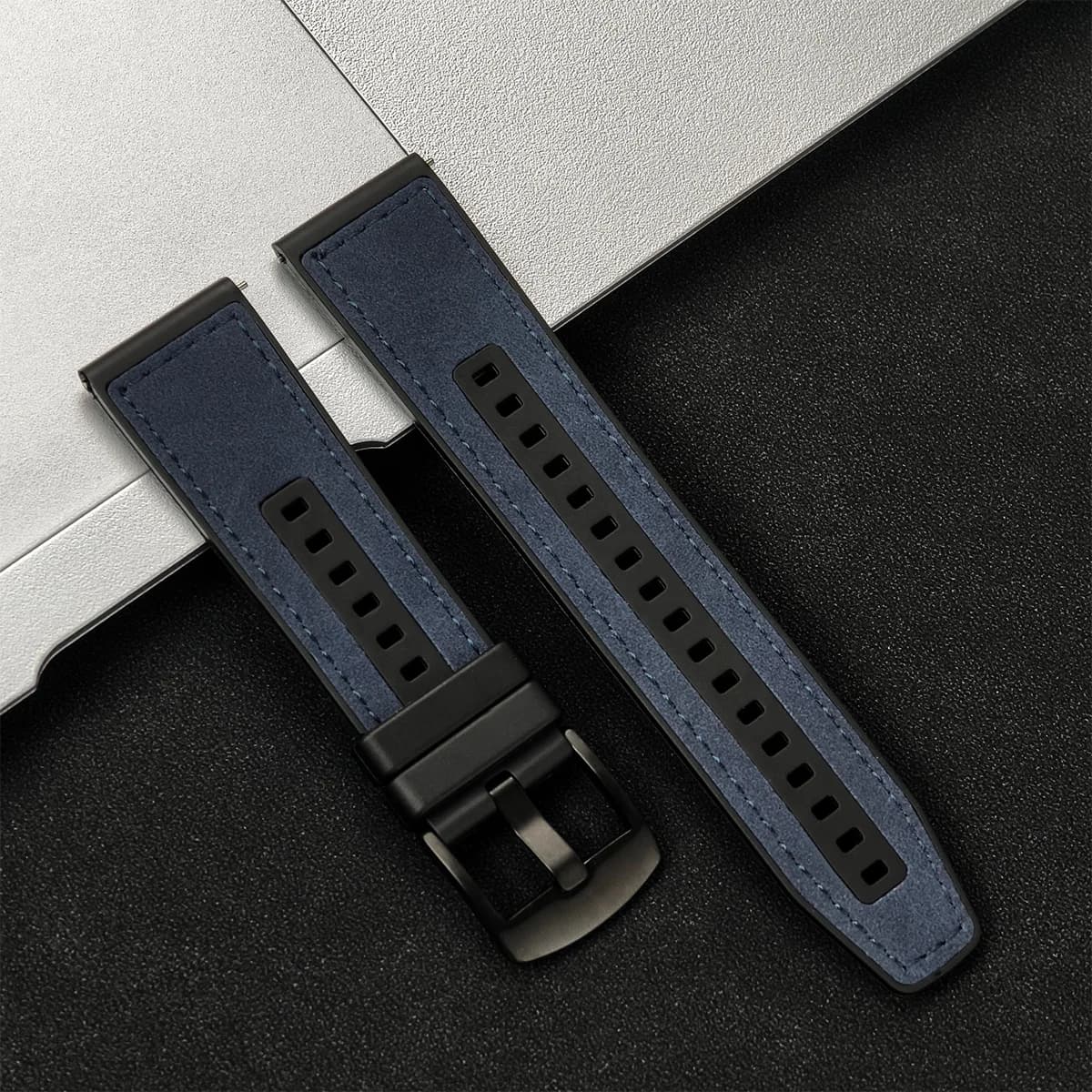 Leather Watch Strap 20mm 22mm Smartwatch Band Vintage 44mm — image 13