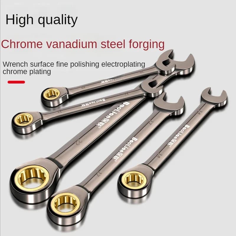 Adjustable Torx Wrench 8-22mm Ratchet Spanner for Bicycle Motorcycle Car — image 2